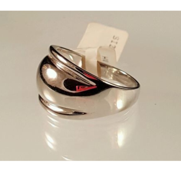 Silver Bohemian band ring size 4 Wide - Picture 2 of 7